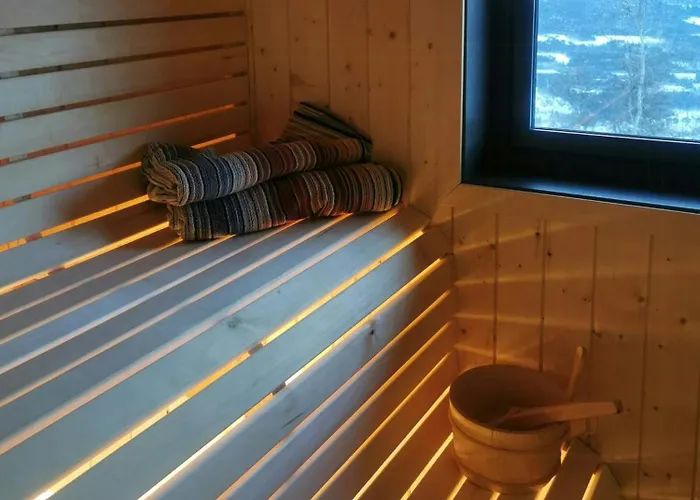 Mountain Cabin With Panoramic Views And Sauna