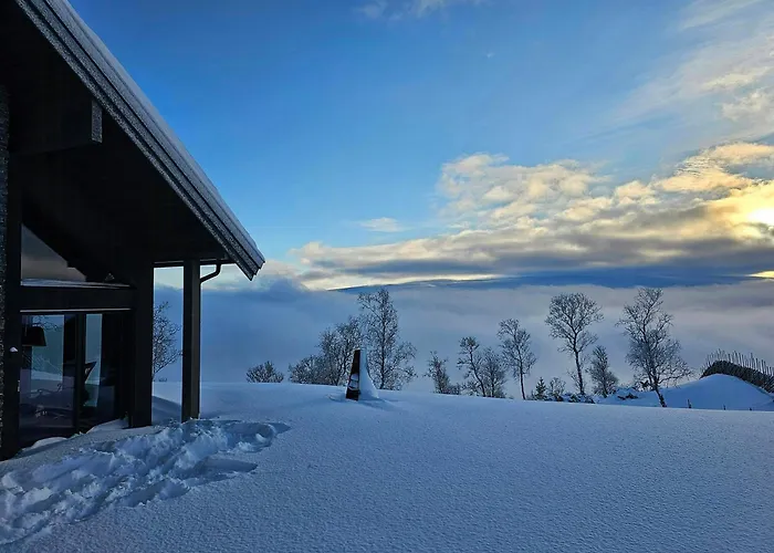 Mountain Cabin With Panoramic Views And Sauna